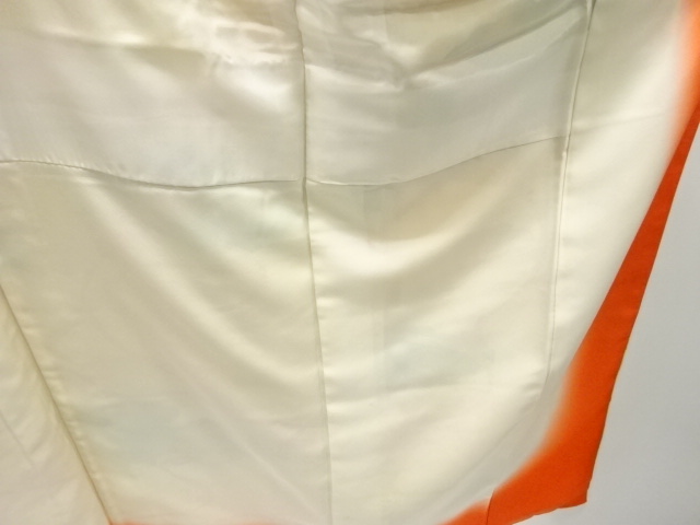  雲に組紐模様小紋着物